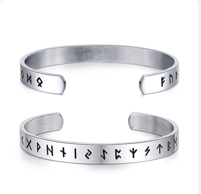 Viking Rune Couple Bracelets - To My Shieldmaiden - I Love You To Valh -  Wrapsify